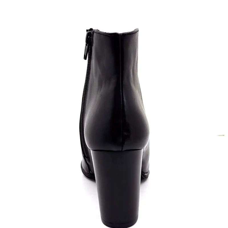 Myma 8509 Piele Neagră Ivoire Chaussures