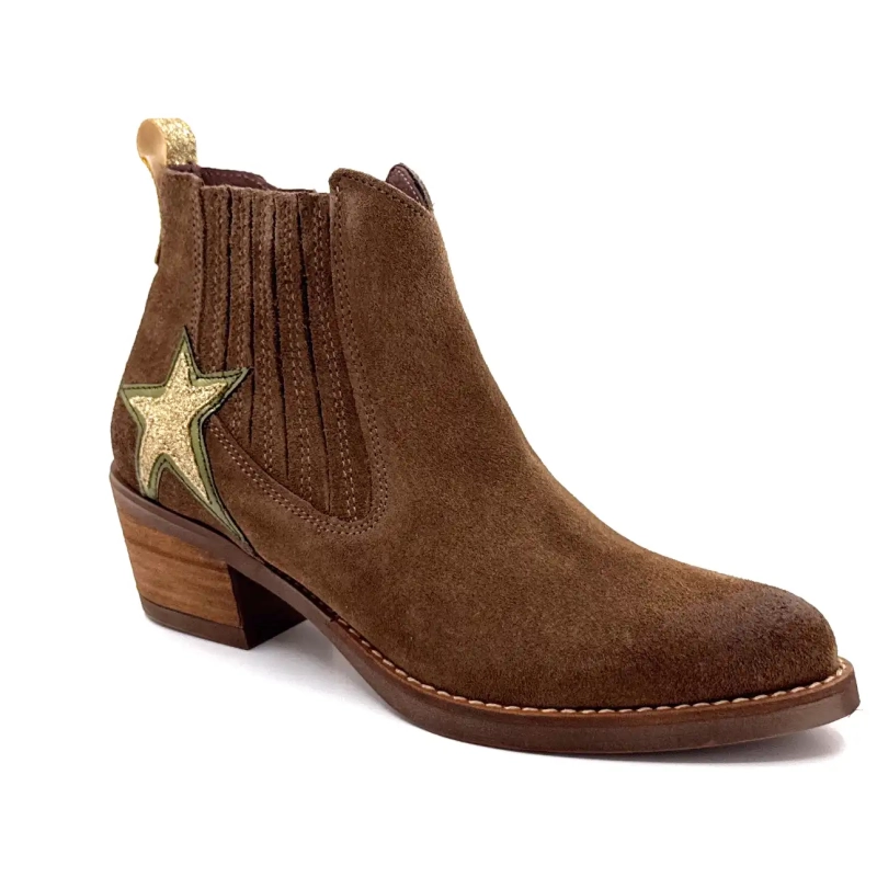 MKD Ariana Daim Hazelnut Star Ivoire Chaussures