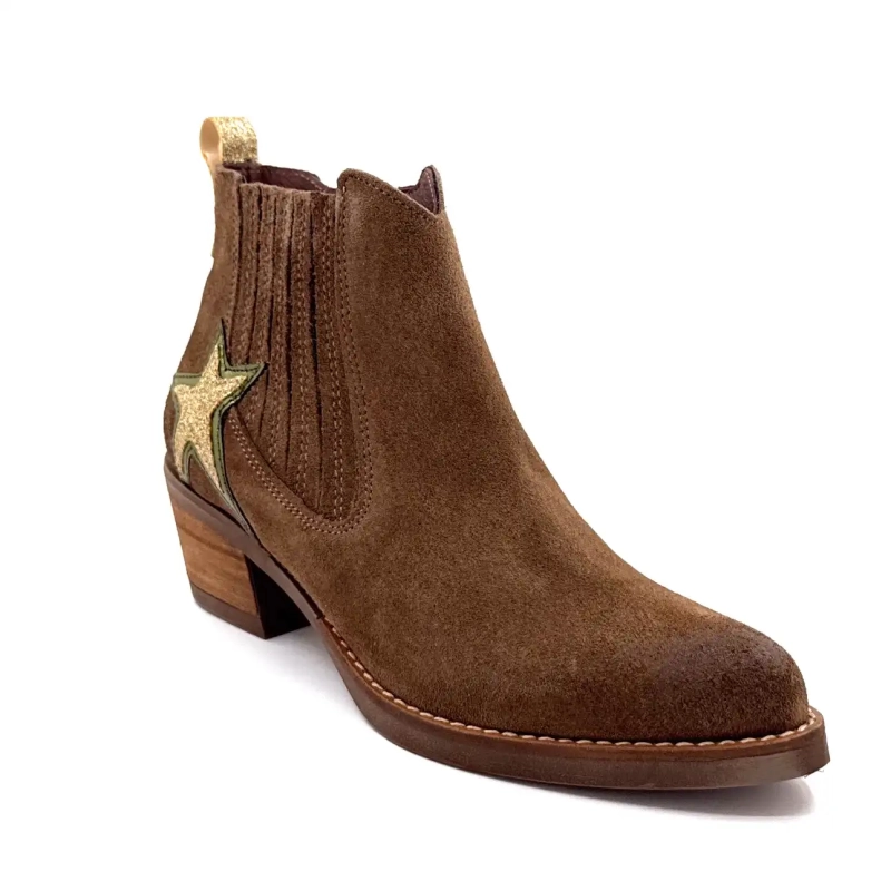 MKD Ariana Daim Noisette Etoile Ivoire Chaussures