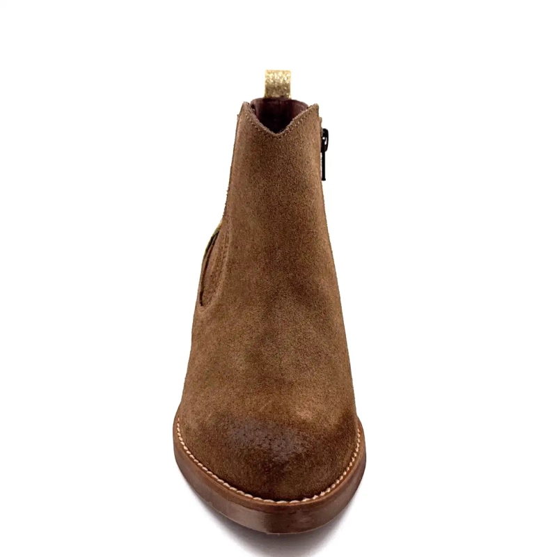 MKD Ariana Daim Hazelnootster Ivoire Chaussures