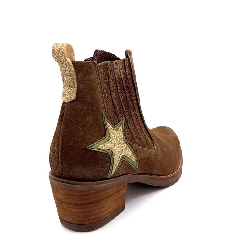 MKD Ariana Daim Hazelnut Star Ivoire Chaussures