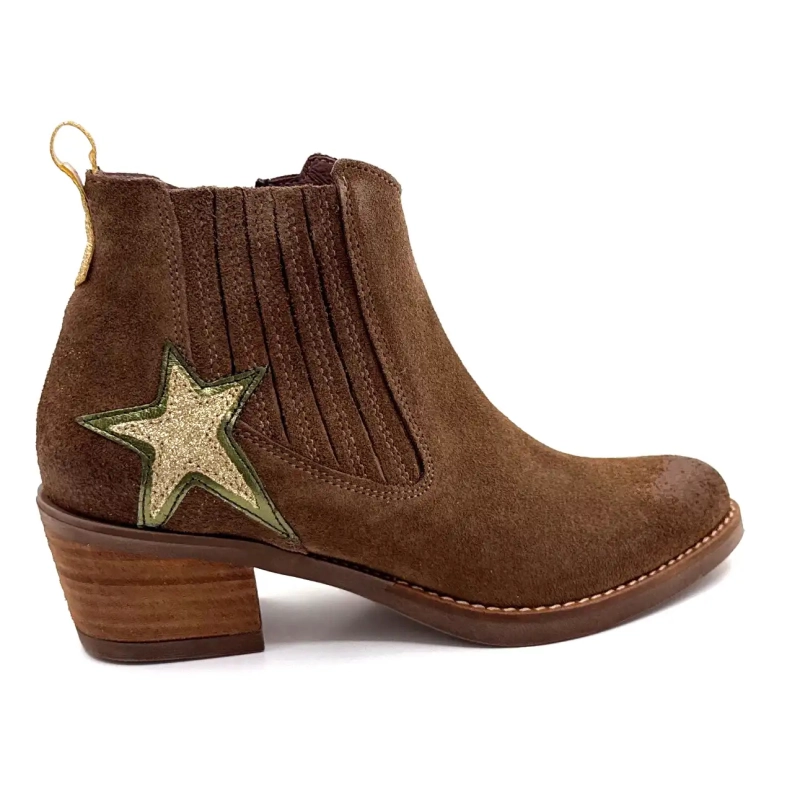 MKD Ariana Daim Estrela de Avelã Ivoire Chaussures