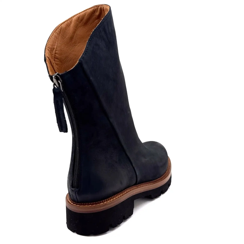 Ivoire 3270 Carrie 20 Lederwäsche Mitternachtsblau Ivoire Chaussures