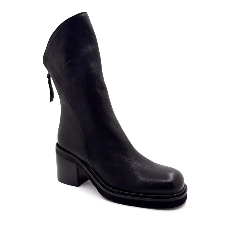 Ivoire A500 Jason Czarna skóra Ivoire Chaussures