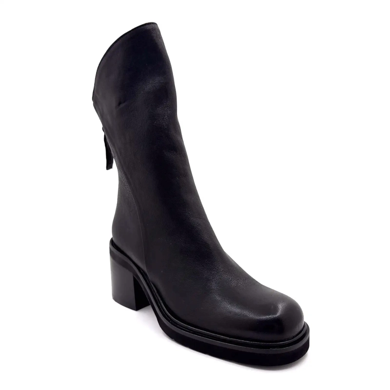 Ivoire A500 Jason Svart Läder Ivoire Chaussures