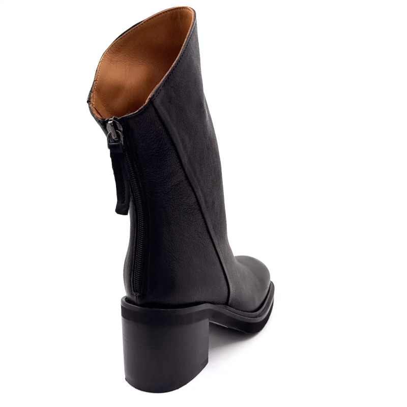 Jason A500 de cuero negro Ivoire Ivoire Chaussures