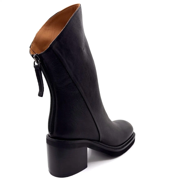 Ivoire A500 Jason Μαύρο Δέρμα Ivoire Chaussures