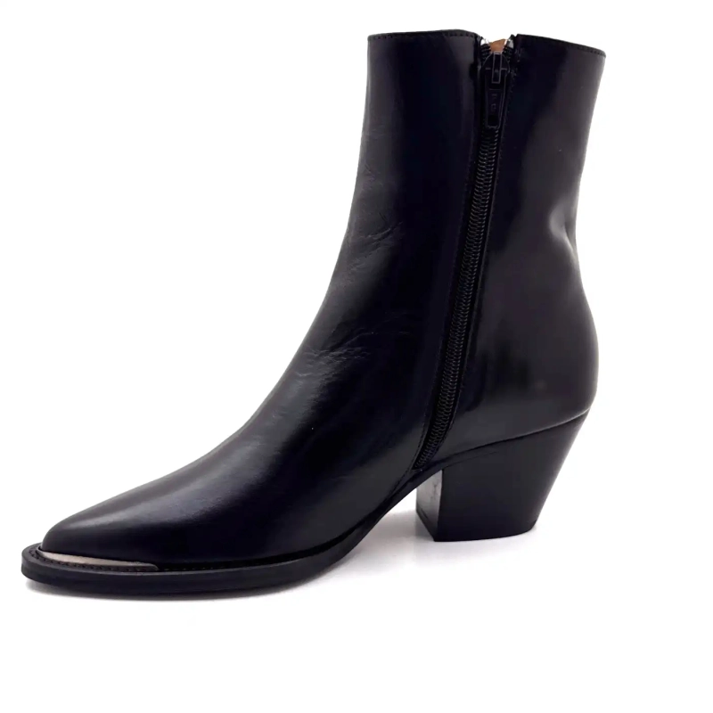 Ivoire 8854 Zwart Leer Ivoire Chaussures