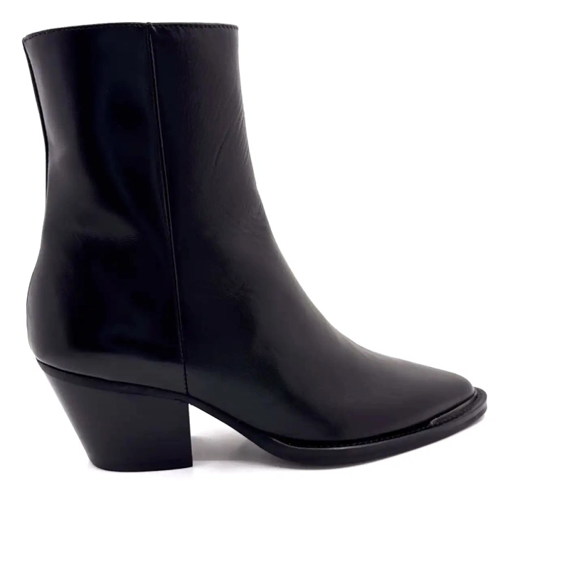 Ivoire 8854 Couro Preto Ivoire Chaussures