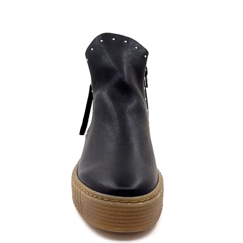 Cuie neagră din piele Sawer Ivoire Ivoire Chaussures