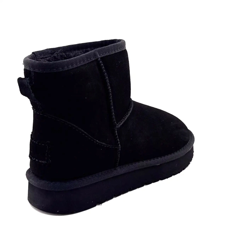 Ivoire 1967 Schwarzes Wildleder Ivoire Chaussures