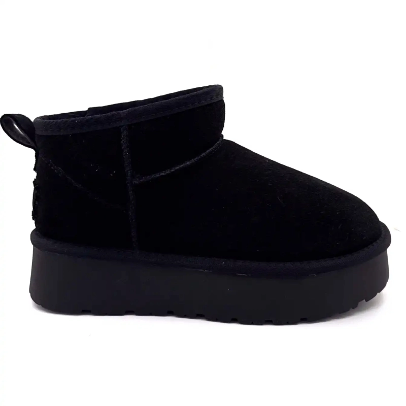 Ivoire 1924 Black Suede Ivoire Chaussures