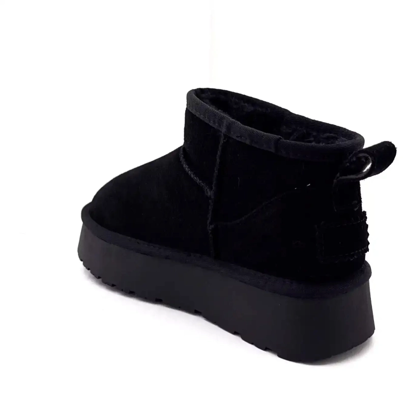 Ivoire 1924 Black Suede Ivoire Chaussures