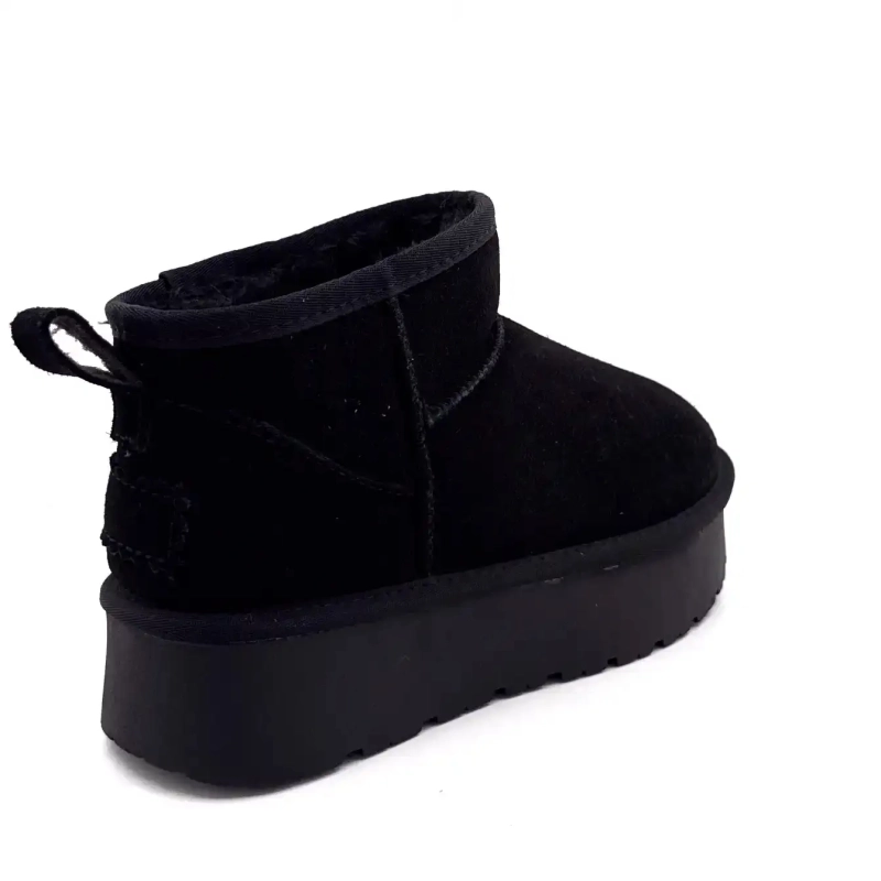 Ivoire 1924 Pelle scamosciata nera Ivoire Chaussures