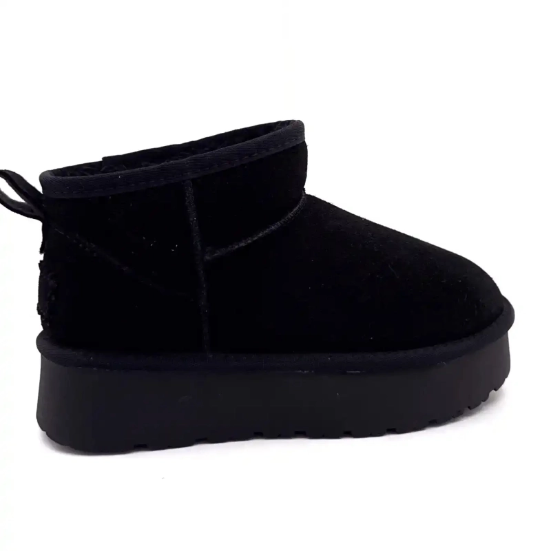 Ivoire 1924 Camurça Preta Ivoire Chaussures