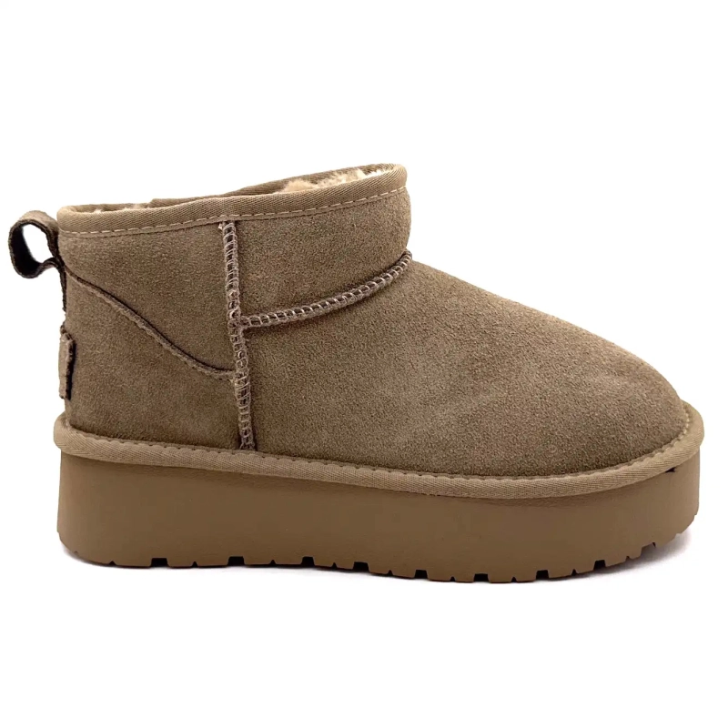 Ivoire 1924 Suède Taupe Ivoire Chaussures