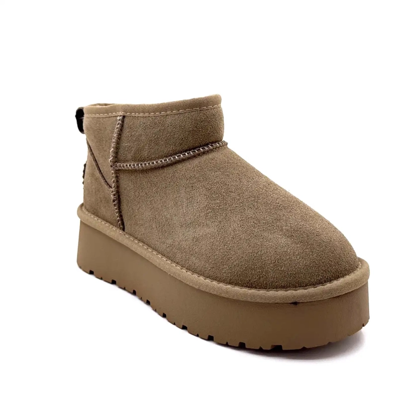 Ivoire 1924 Camurça Taupe Ivoire Chaussures