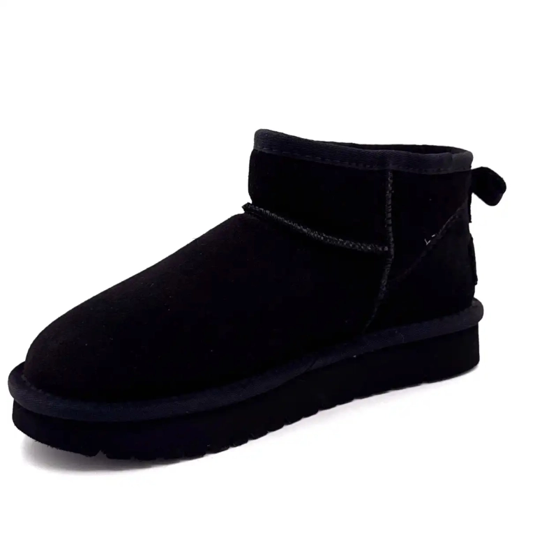 Ivoire 1966 Schwarzes Wildleder Ivoire Chaussures