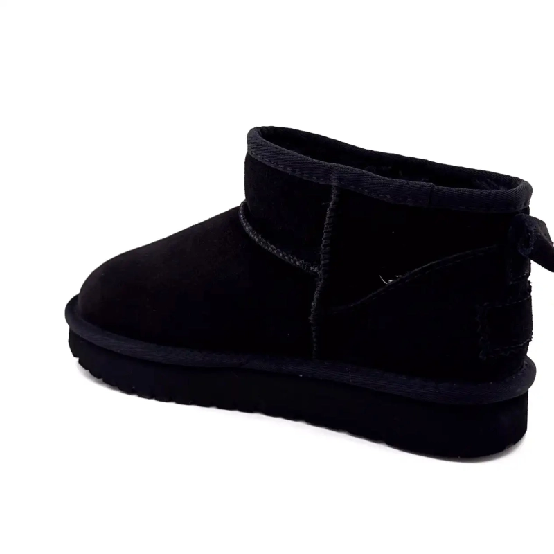 Ivoire 1966 Sort ruskind Ivoire Chaussures