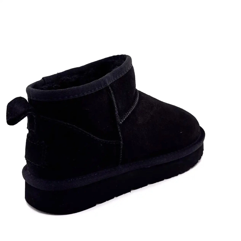 Ivoire 1966 Sort ruskind Ivoire Chaussures