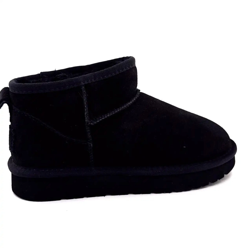 Ivoire 1966 Sort ruskind Ivoire Chaussures