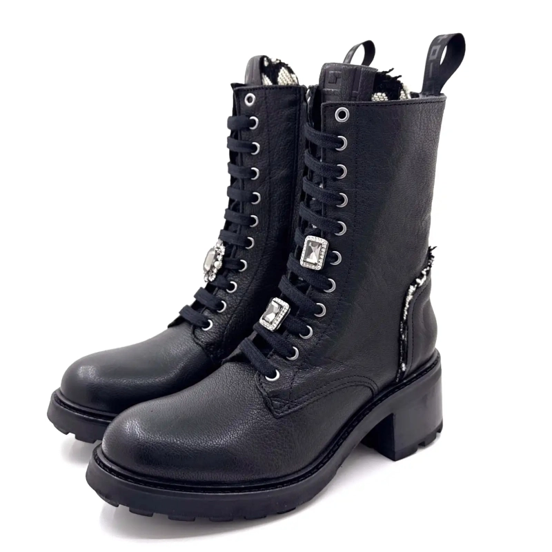 Gio+ Afra 60b Cuero Negro Ivoire Chaussures