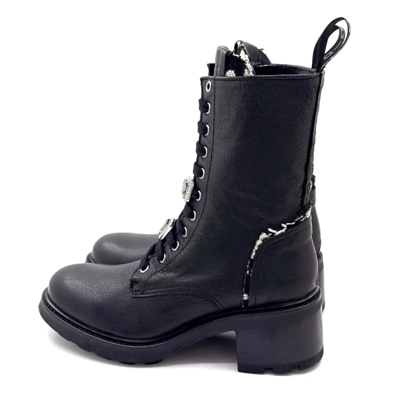 Gio+ Afra 60b Svart Läder Ivoire Chaussures