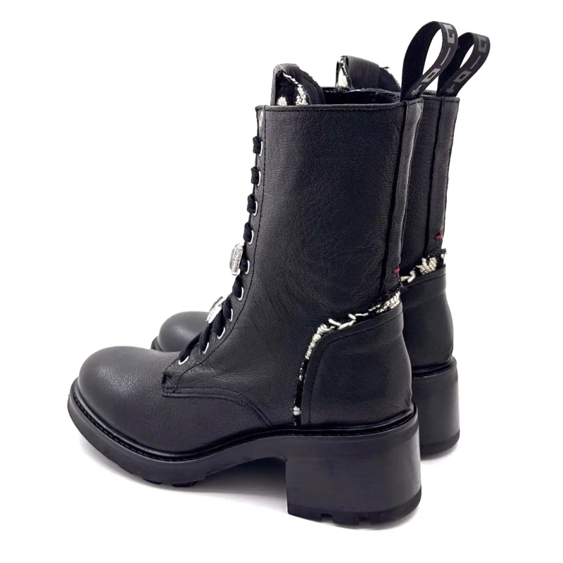 Gio+ Afra 60b Piele Neagră Ivoire Chaussures