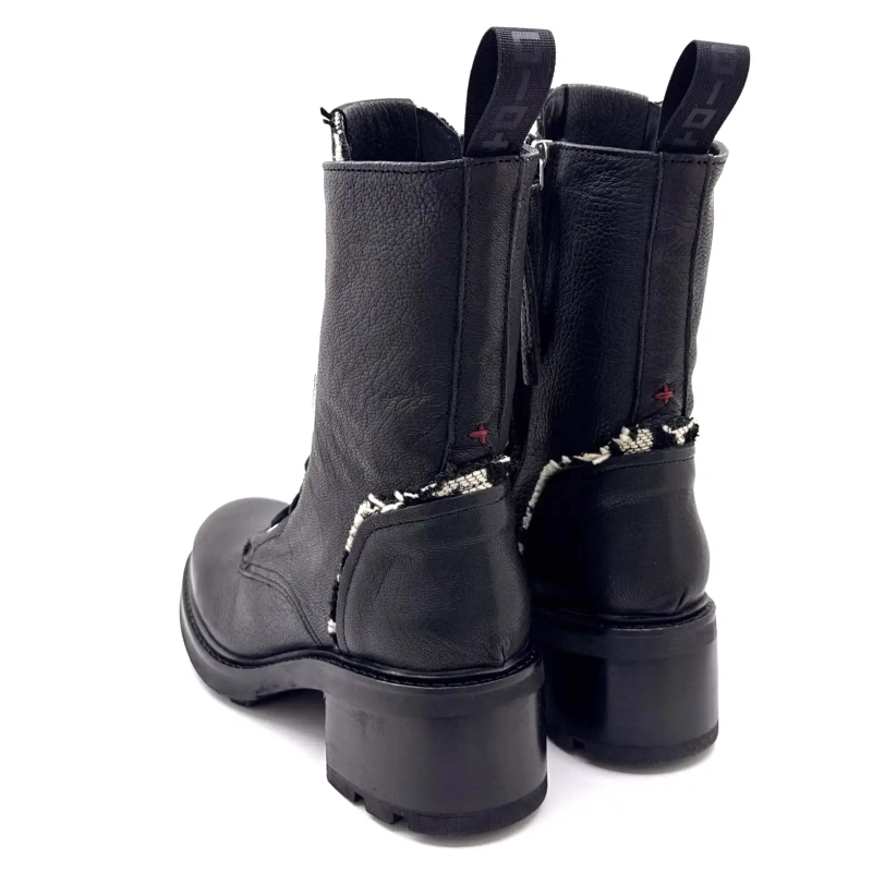 Gio+ Afra 60b Czarna skóra Ivoire Chaussures