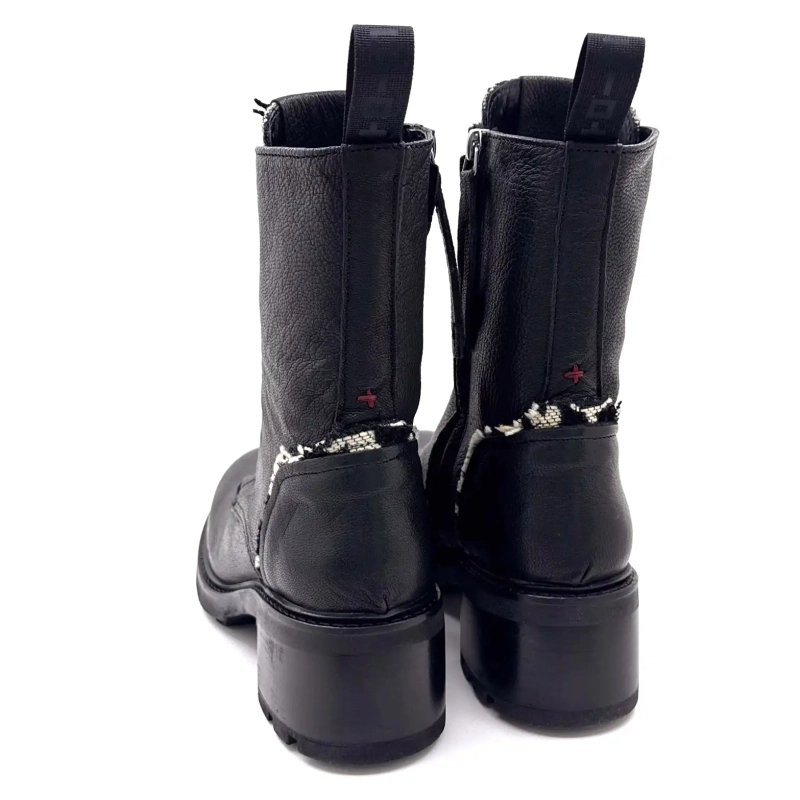 Gio+ Afra 60b Zwart Leer Ivoire Chaussures