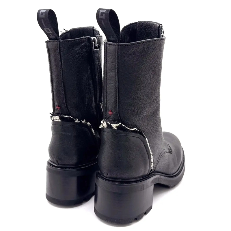 Gio+ Afra 60b Piele Neagră Ivoire Chaussures