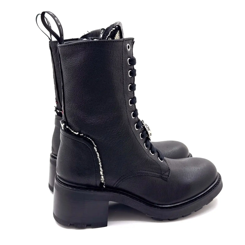 Gio+ Afra 60b Sort Læder Ivoire Chaussures