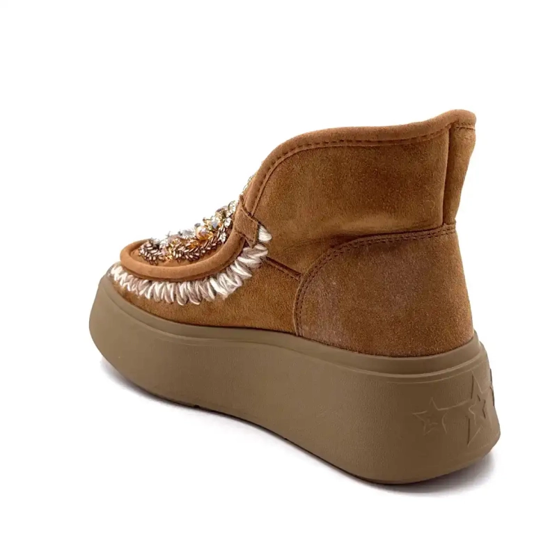 Nan Ku Dfh08 Brune Lædersmykker Ivoire Chaussures