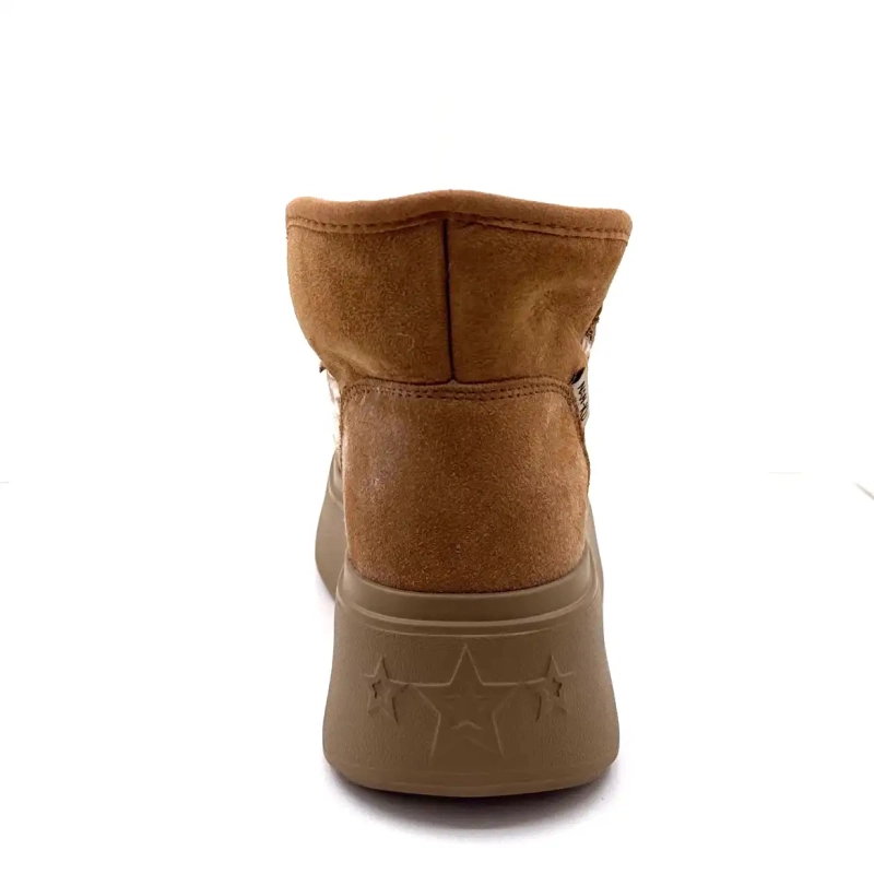 Nan Ku Dfh08 barna bőr ékszer Ivoire Chaussures