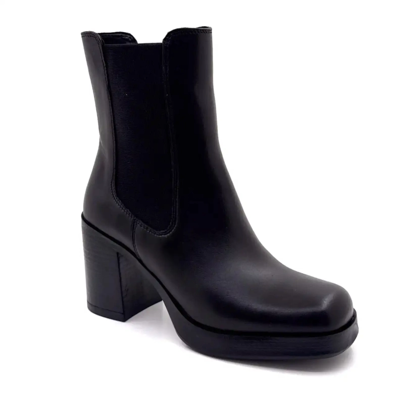 Ivoire 27740 Sort læderbakke Ivoire Chaussures