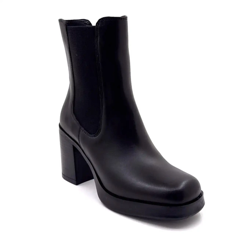 Tavă din piele neagră Ivoire 27740 Ivoire Chaussures