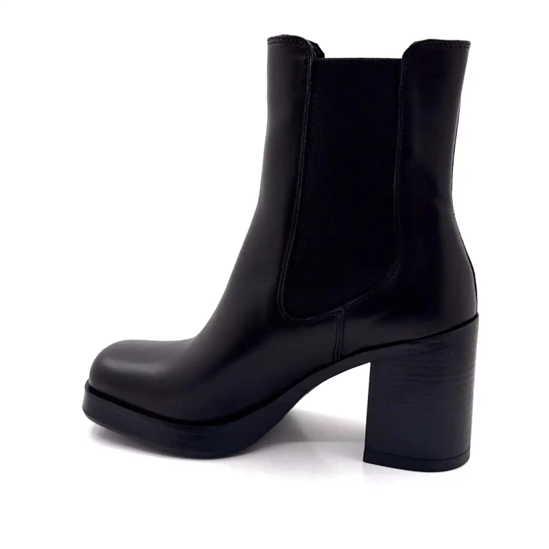 Bandeja de couro preto Ivoire 27740 Ivoire Chaussures