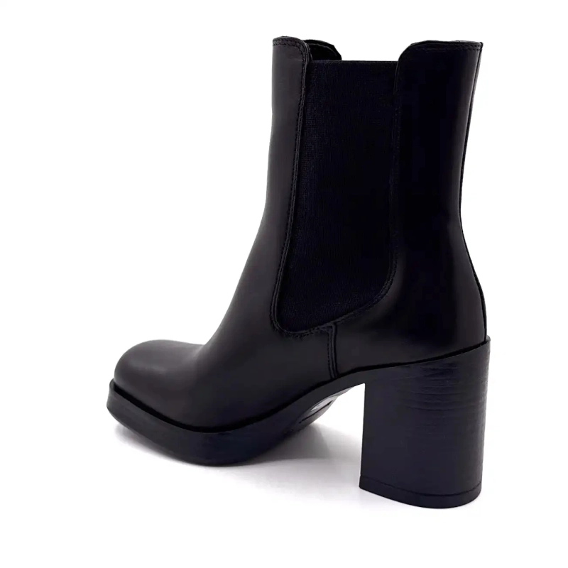 Ivoire 27740 Svart läderbricka Ivoire Chaussures