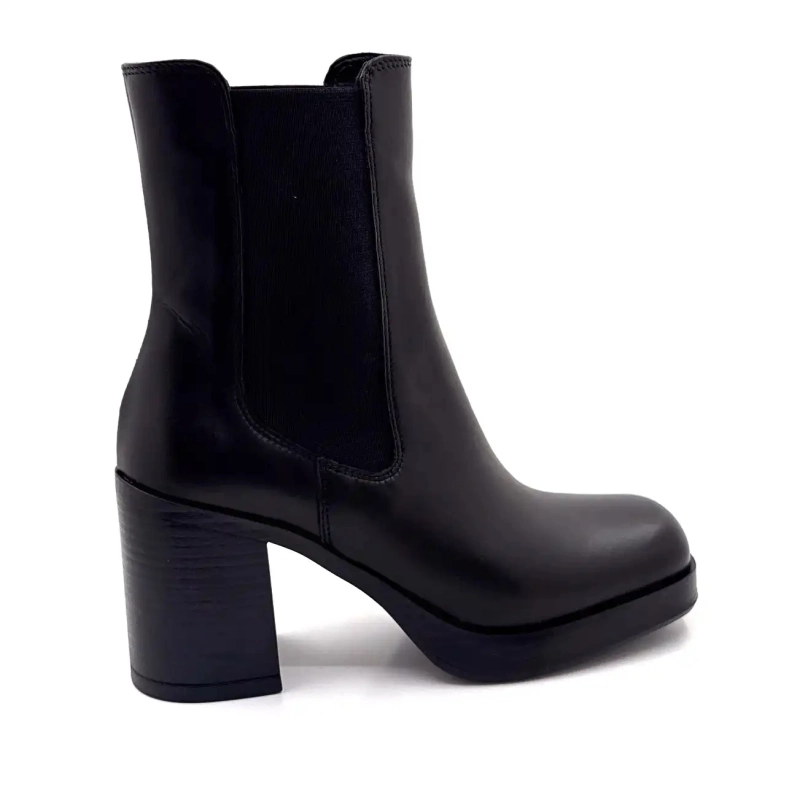 Tavă din piele neagră Ivoire 27740 Ivoire Chaussures