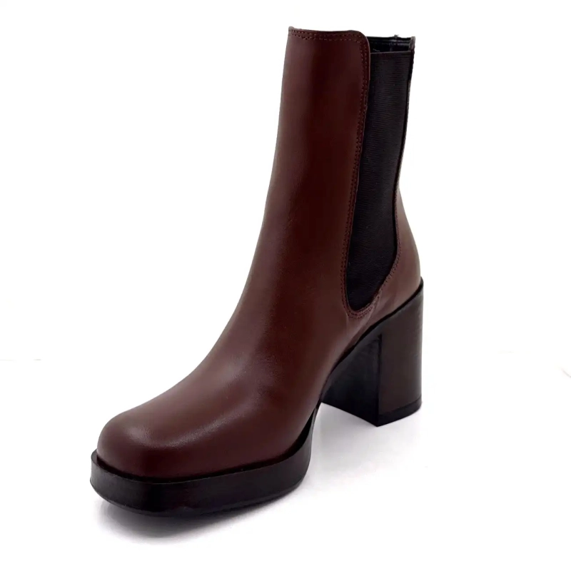 Ivoire 27740 Brunt Läderbricka Ivoire Chaussures