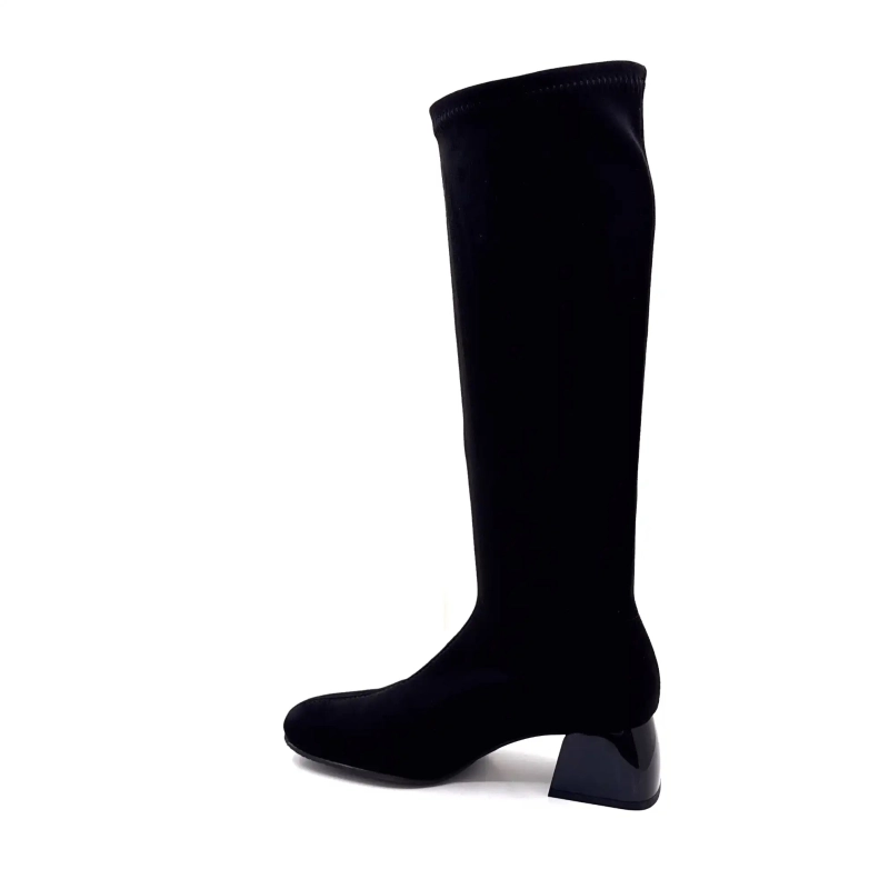 Ivoire 78663-Ae-05 Negru elastic Ivoire Chaussures