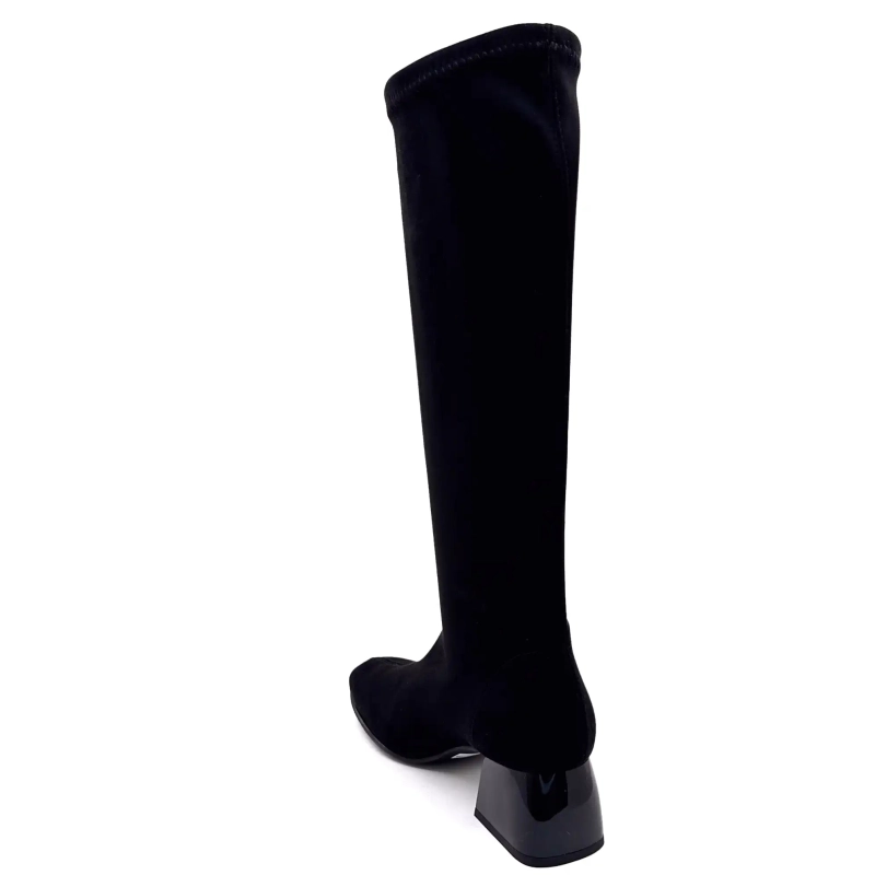 Ivoire 78663-Ae-05 Negru elastic Ivoire Chaussures