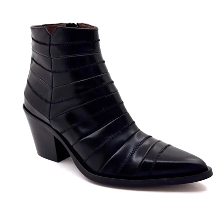 Muratti s1592c rym Cuir Noir Ivoire Chaussures