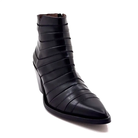 Muratti s1592c rym Cuir Noir Ivoire Chaussures