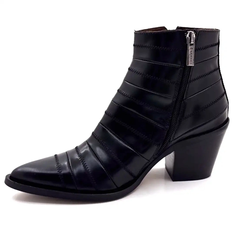 Muratti s1592c rym Cuir Noir Ivoire Chaussures