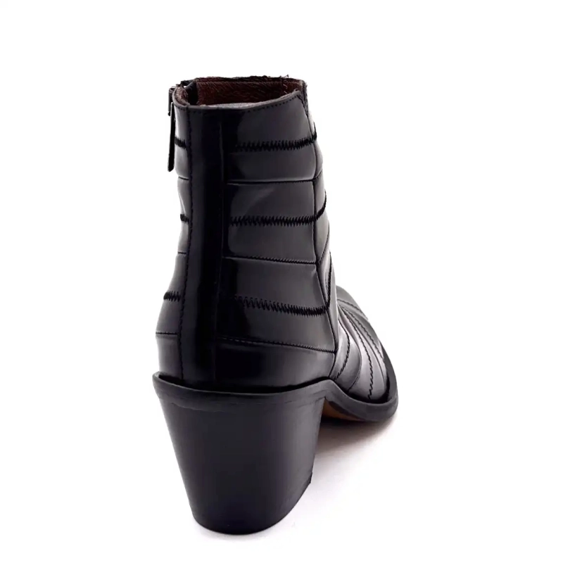 Muratti s1592c rym Schwarzes Leder Ivoire Chaussures