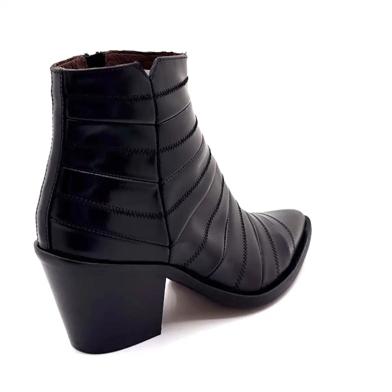 Muratti s1592c rym fekete bőr karkötő Ivoire Chaussures