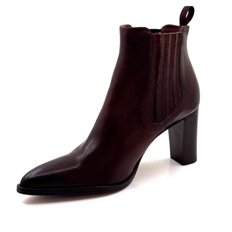 Muratti s1581n Amyna Cuir Marron Foncé Ivoire Chaussures