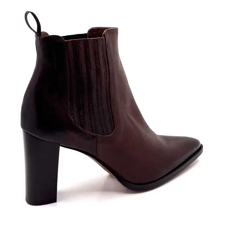 Muratti s1581n Amyna Cuir Marron Foncé Ivoire Chaussures