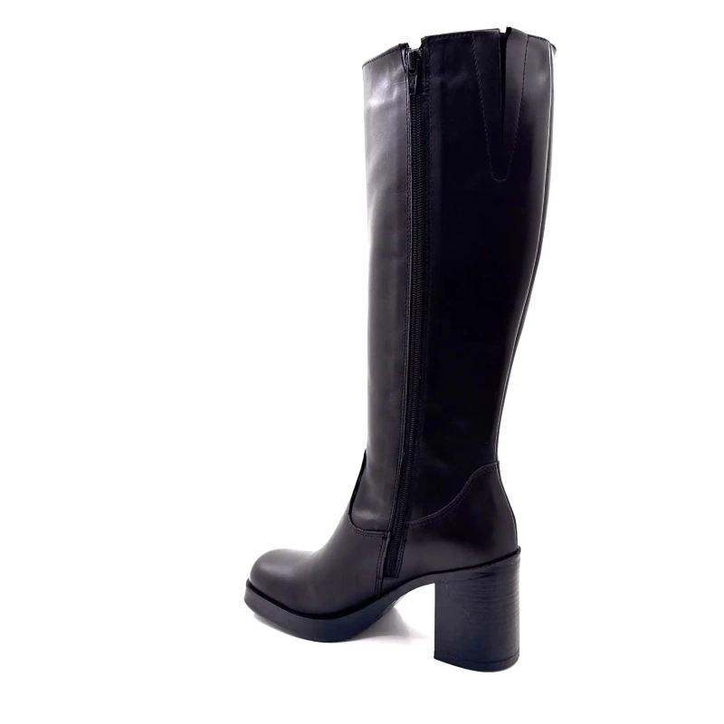 Ivoire 27748 Ro Plateau Cuir Noir Ivoire Chaussures